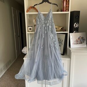NWT blue prom dress custom